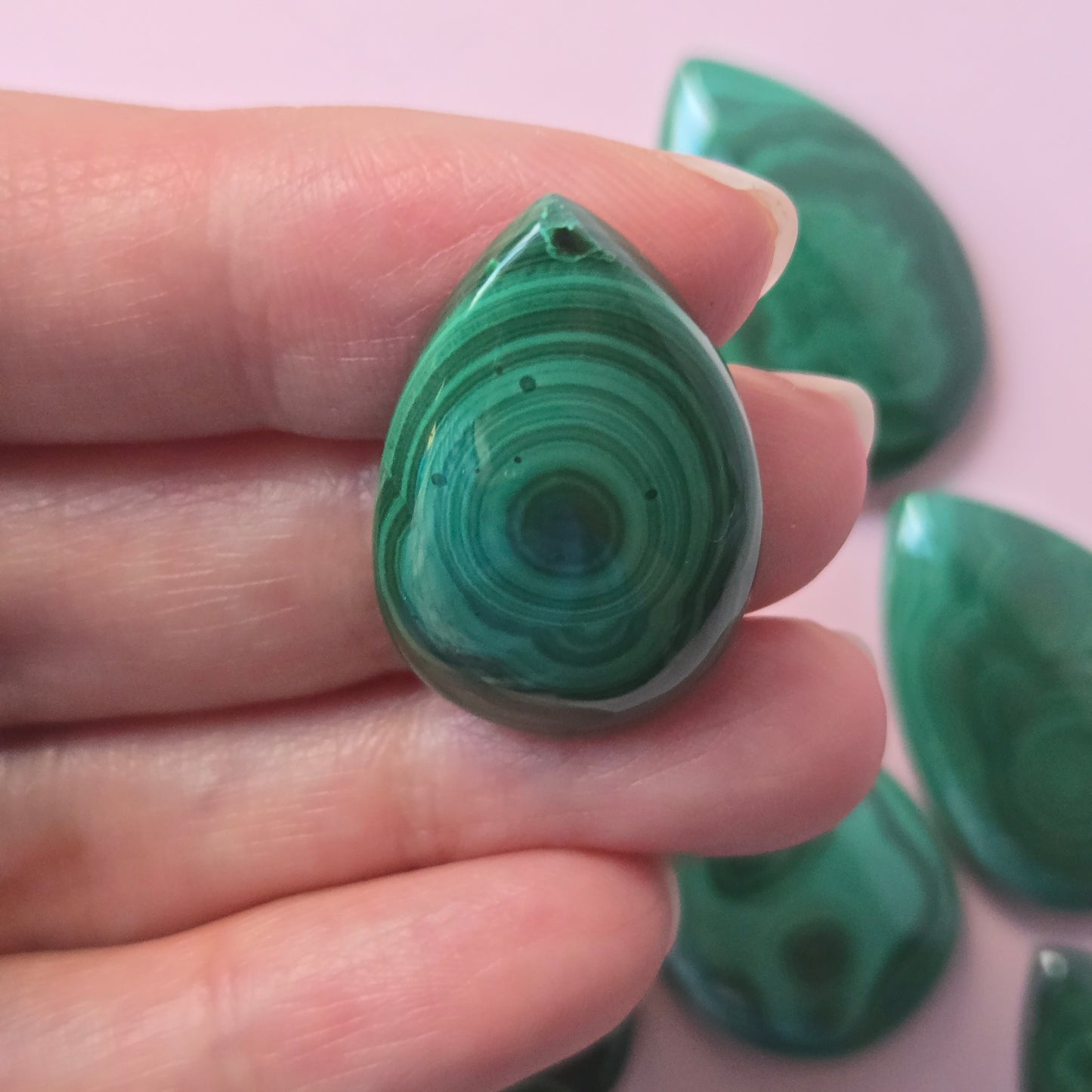Malachite Cabachon
