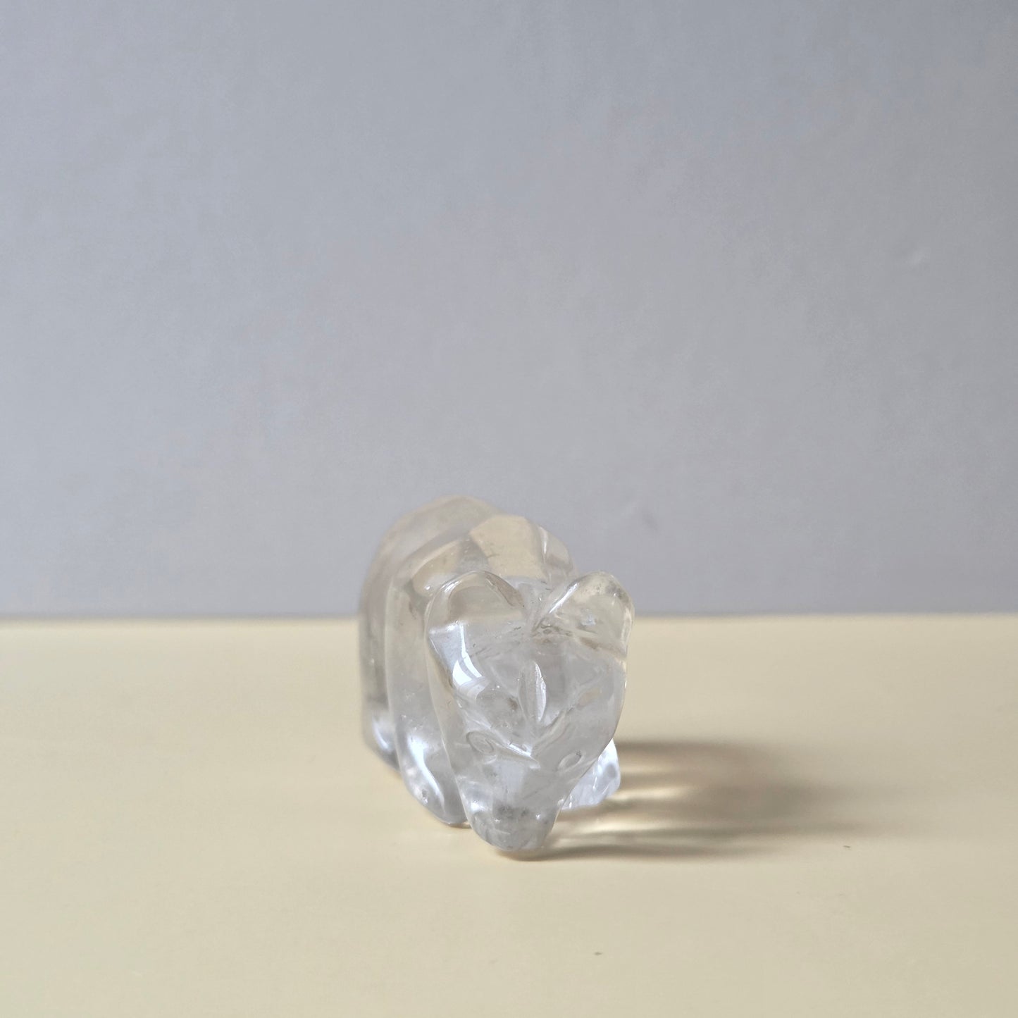 Clear Quartz Bear