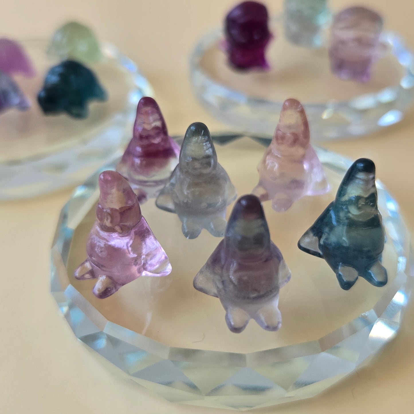 Mini Fluorite Patrick Star Carving