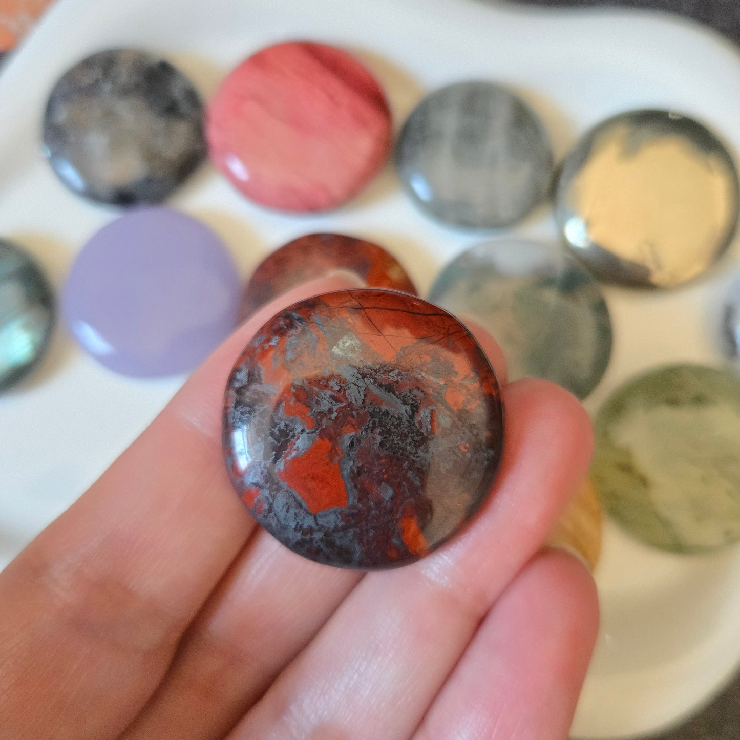 Jaspilite Mini Flat Stone