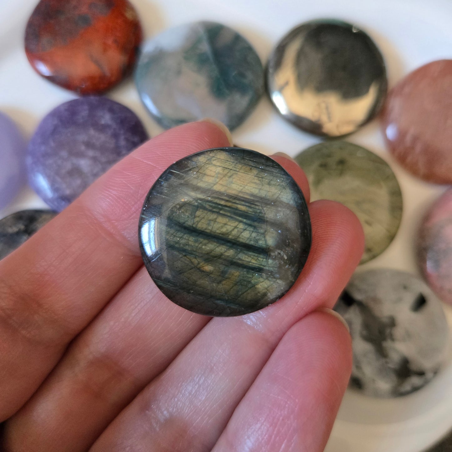 Labradorite Mini Flat Stone