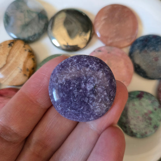 Lepidolite Mini Flat Stone
