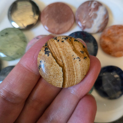 Picture Jasper Mini Flat Stone