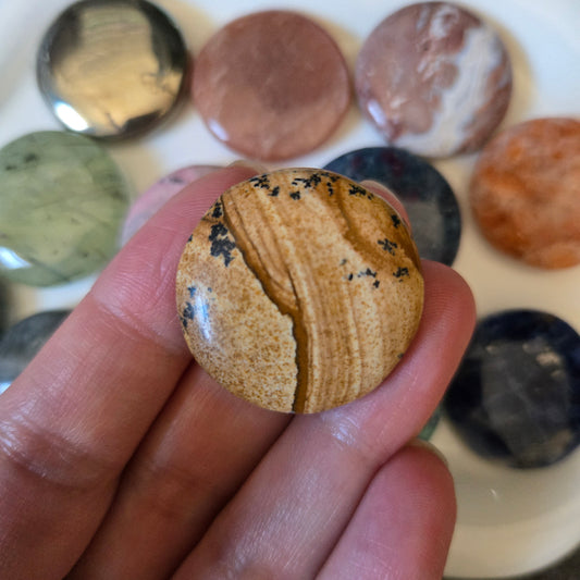 Picture Jasper Mini Flat Stone