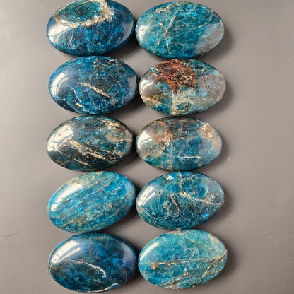 Blue Apatite Palm Stone