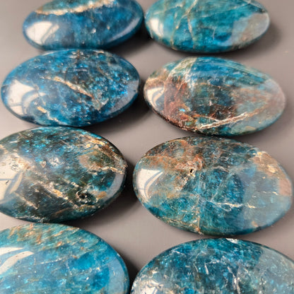 Blue Apatite Palm Stone