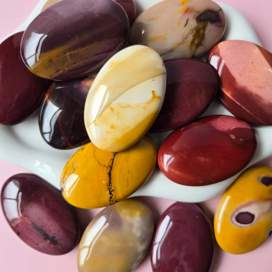 Mookaite Palm Stone