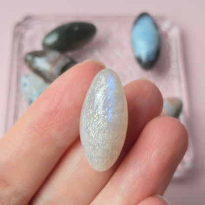 Tanzanian Moonstone Mini Shiva Lingam