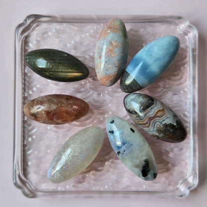 Tanzanian Moonstone Mini Shiva Lingam