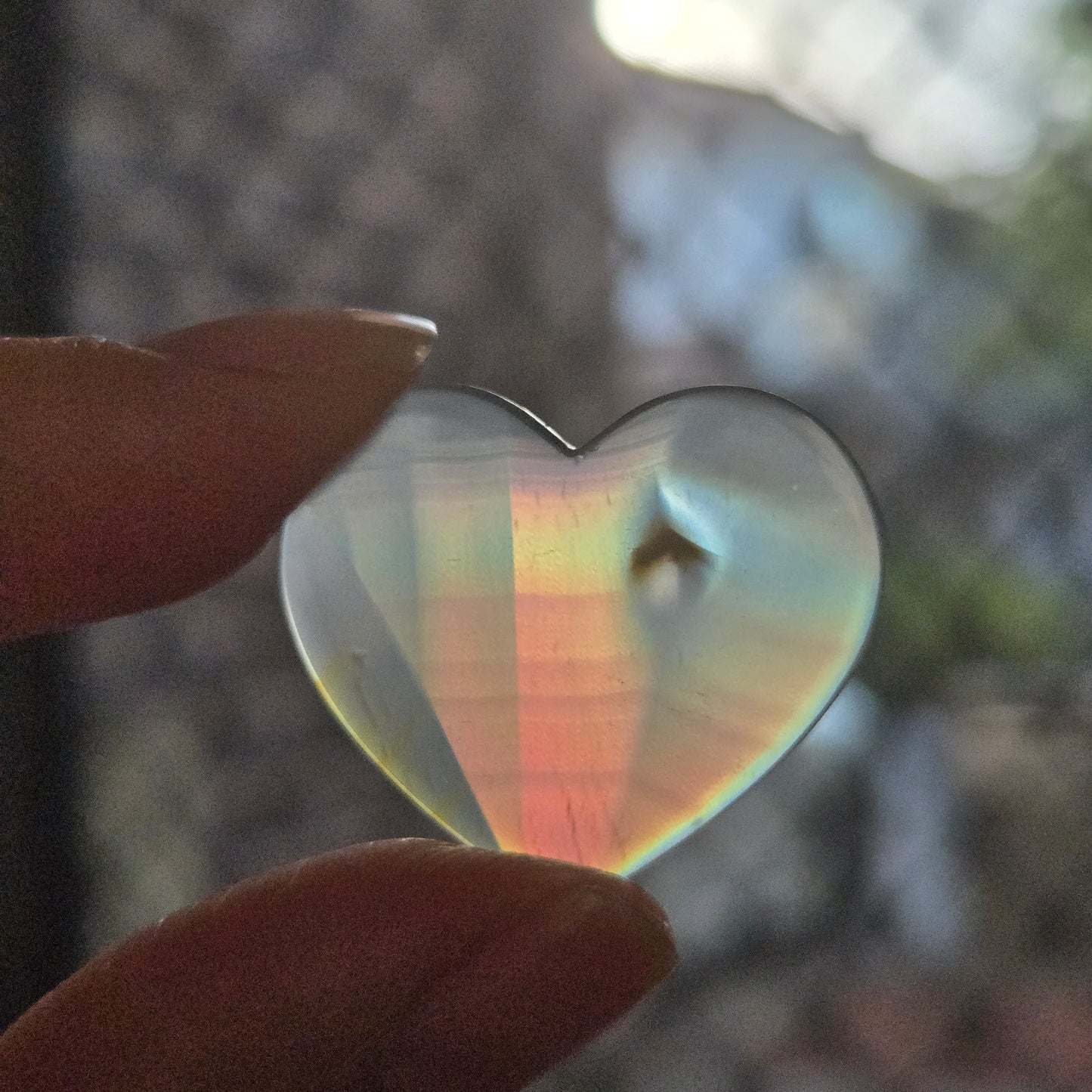 Iris Agate Heart