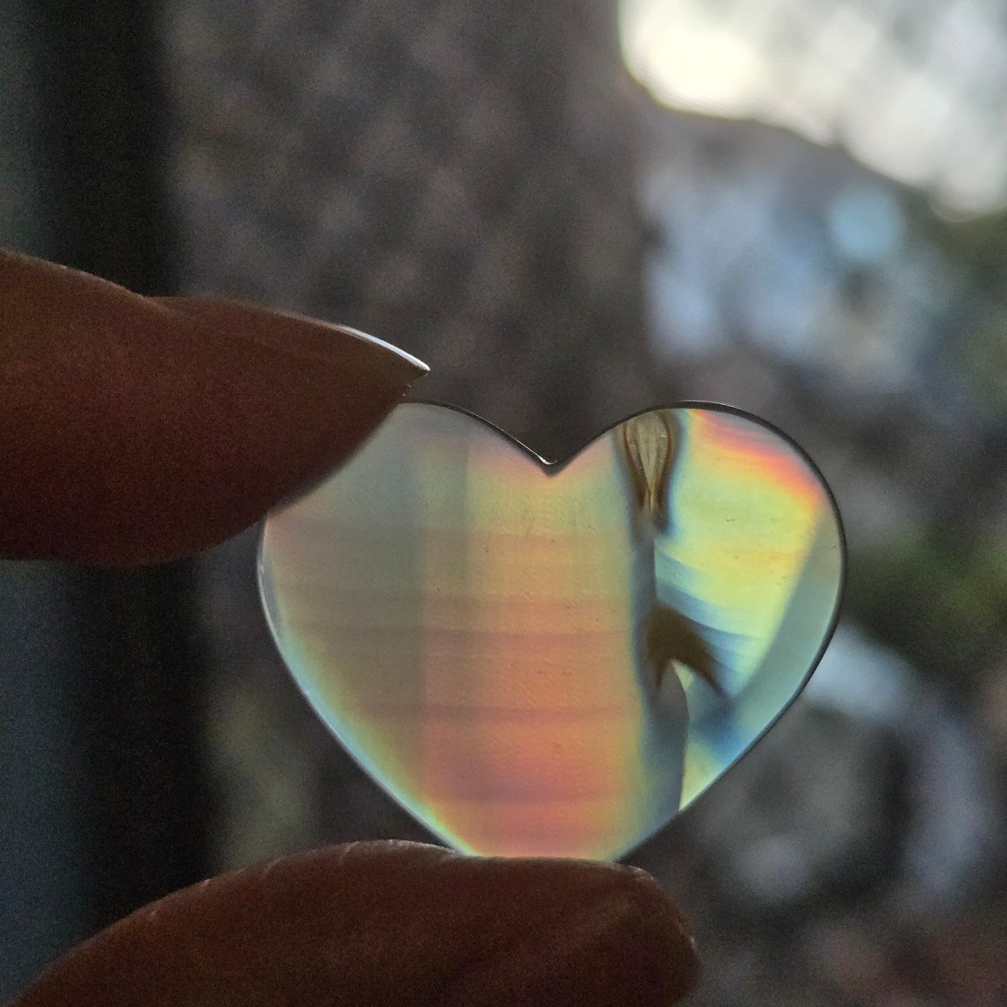 Iris Agate Heart