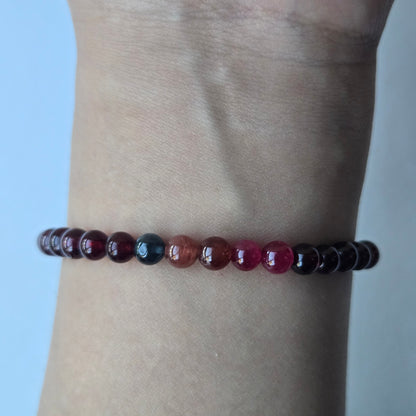 Spinel Beaded Bracelet