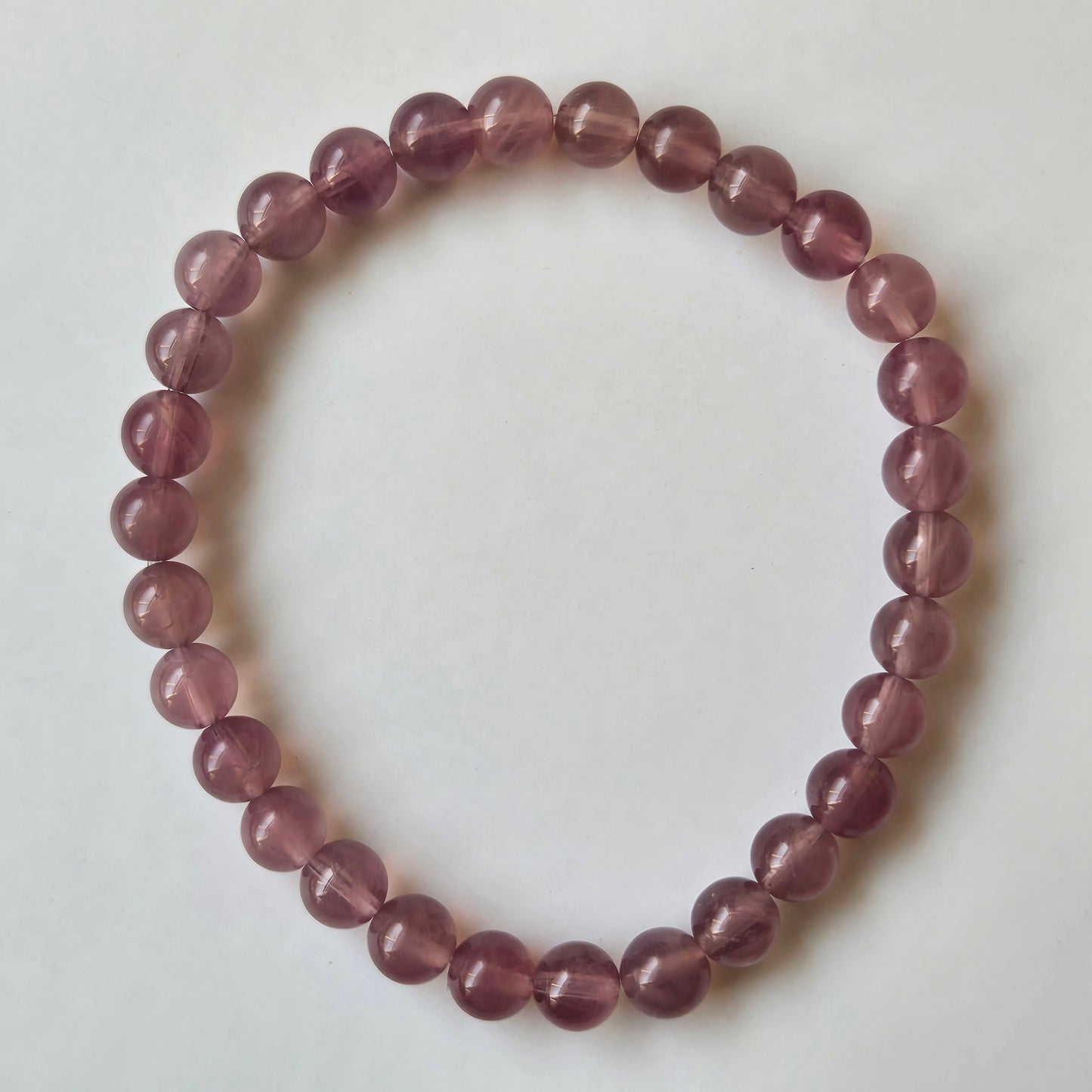 HQ Old Mine Madagascar Star Rose Quartz 6mm Bracelet