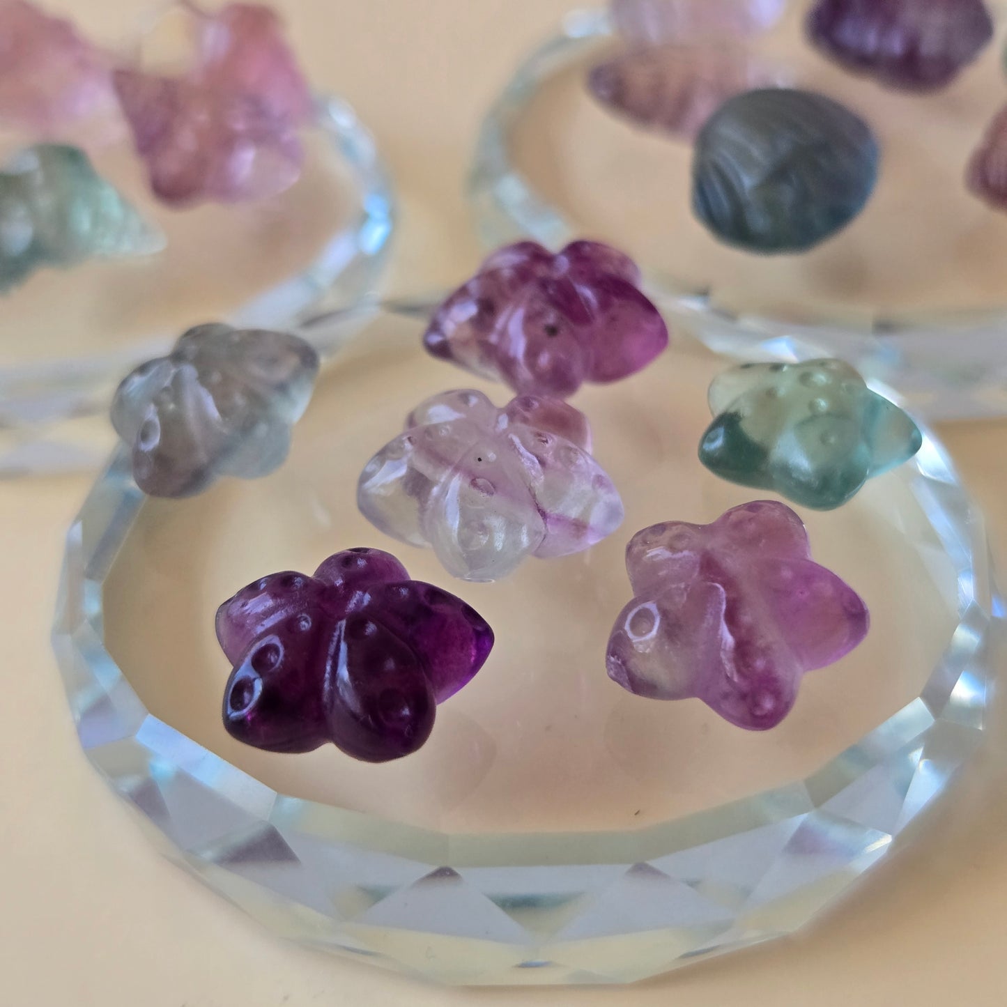 Mini Fluorite Starfish Carving