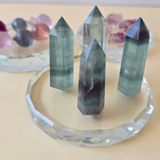 Mini Fluorite Tower Carving