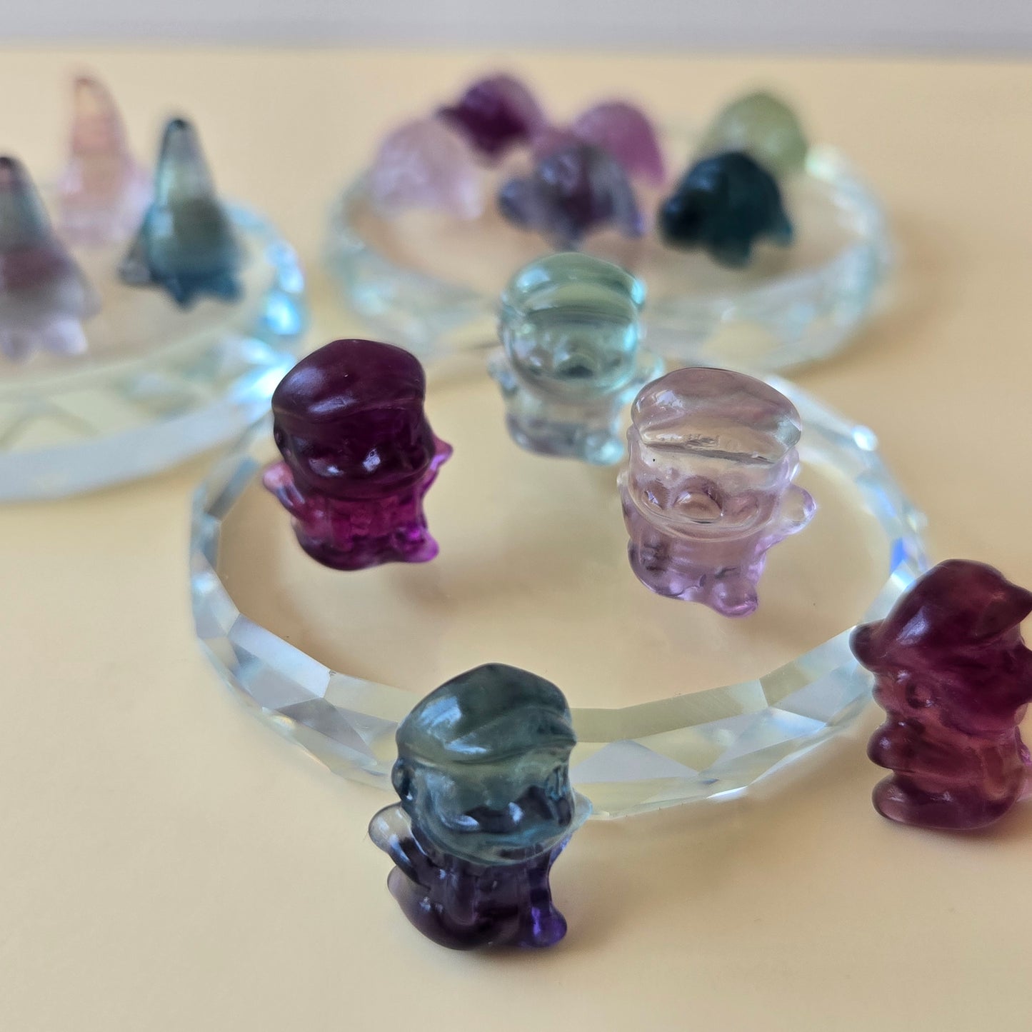 Mini Fluorite Super Mario Carving