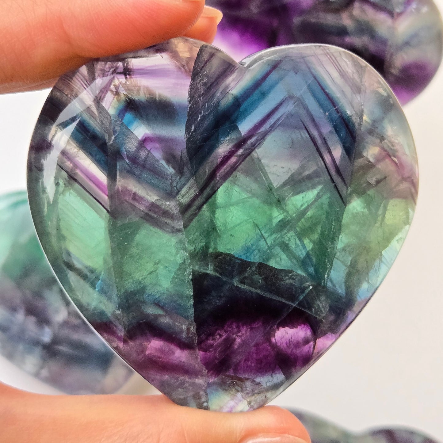 Fluorite Heart