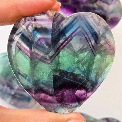 Fluorite Heart