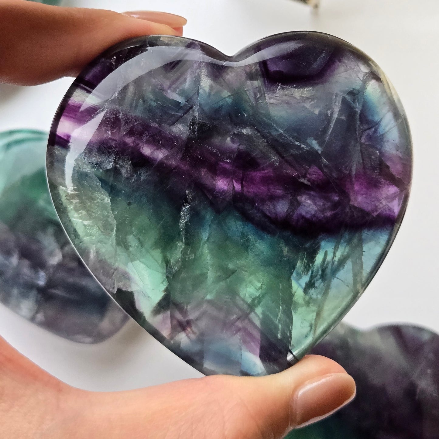 Fluorite Heart