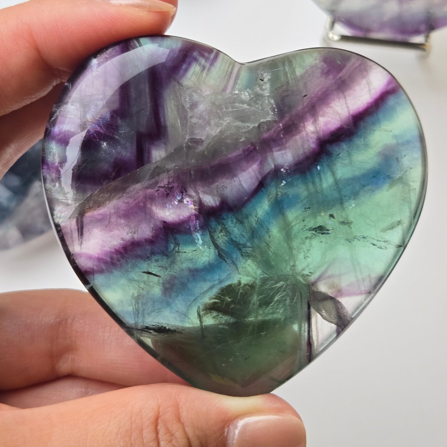 Fluorite Heart