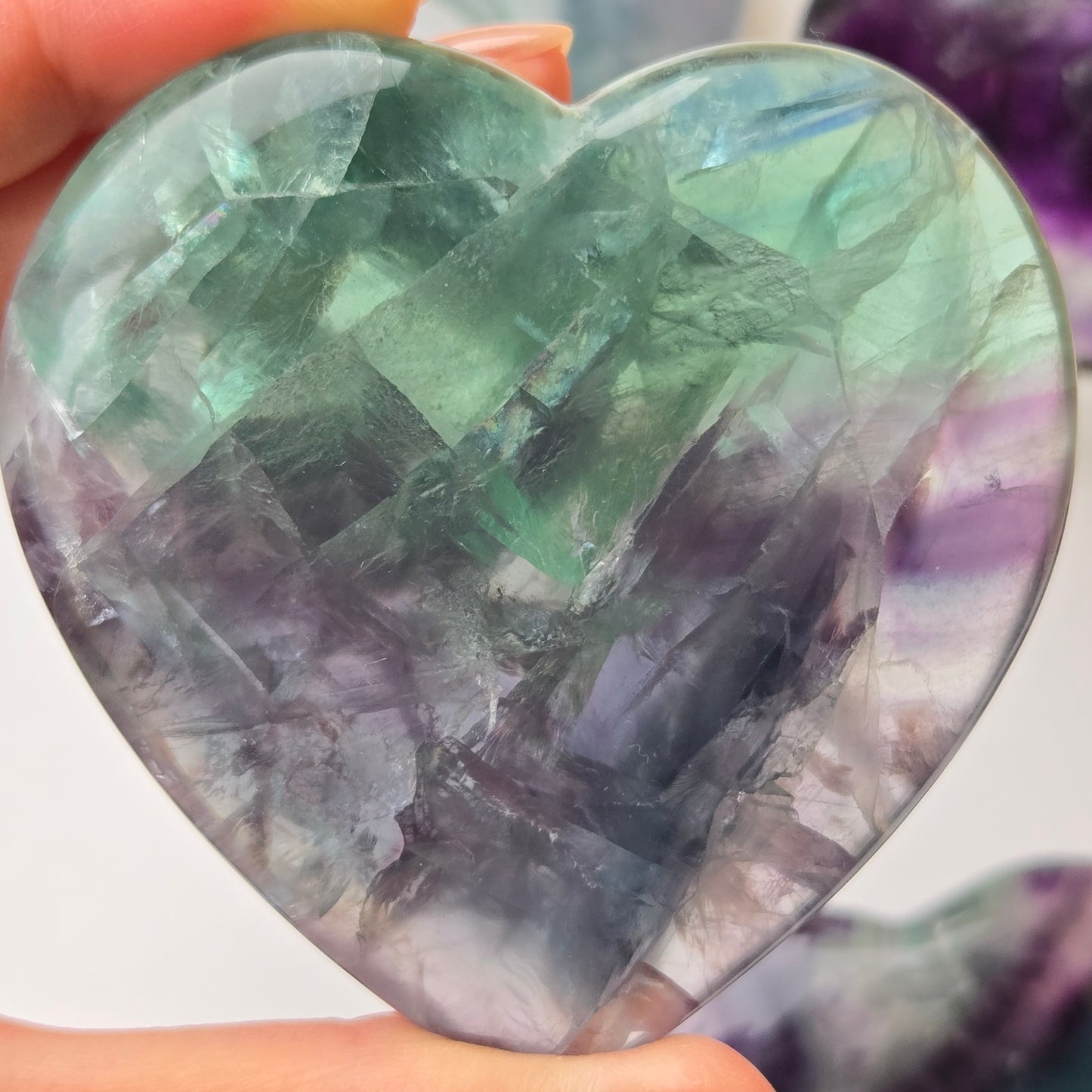 Fluorite Heart