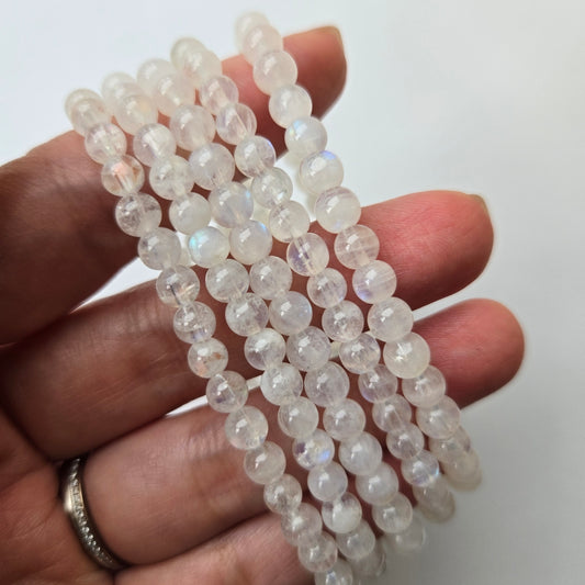 Madagascar Moonstone Beaded Bracelet