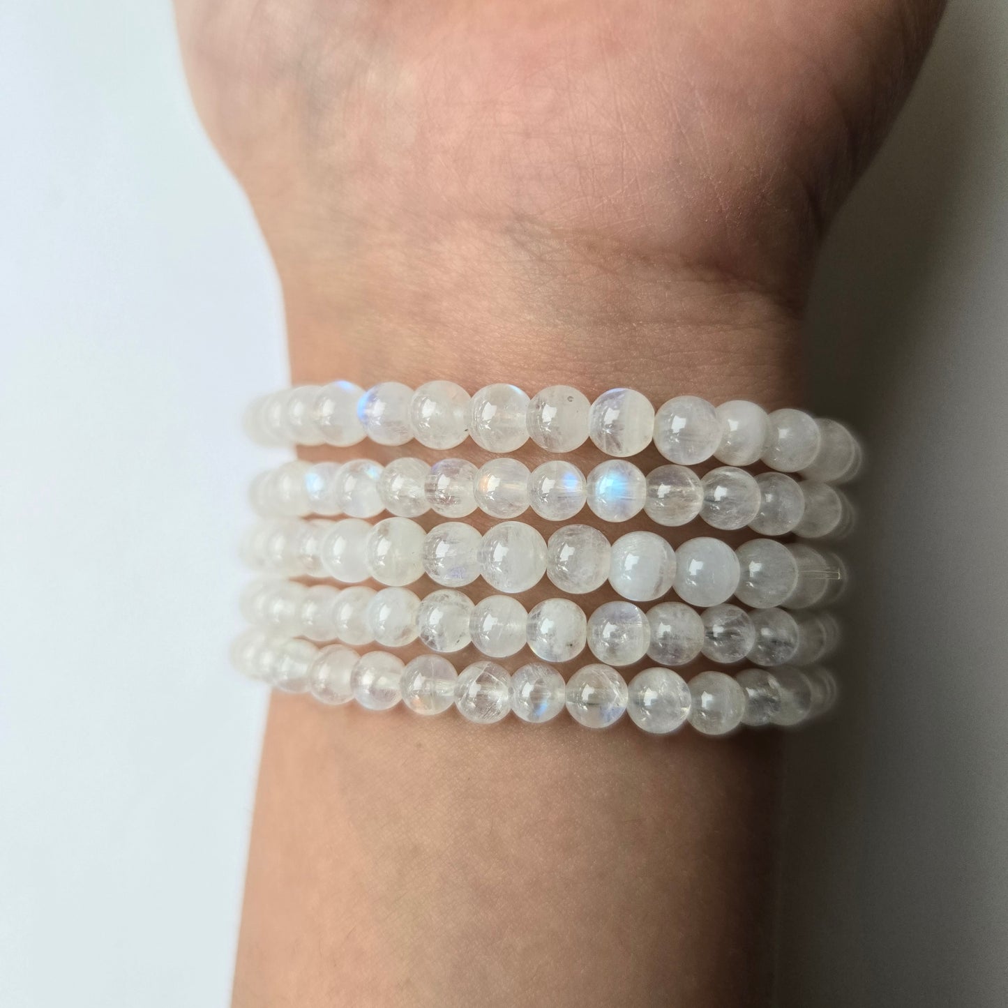 Madagascar Moonstone Beaded Bracelet