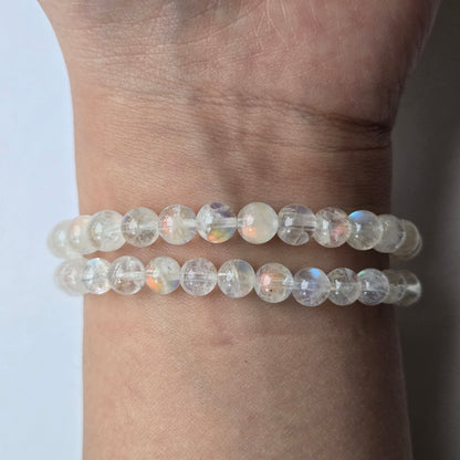 Madagascar Moonstone Beaded Bracelet