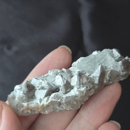 Zhejiang Fluorite Specimen with Smoky Quartz