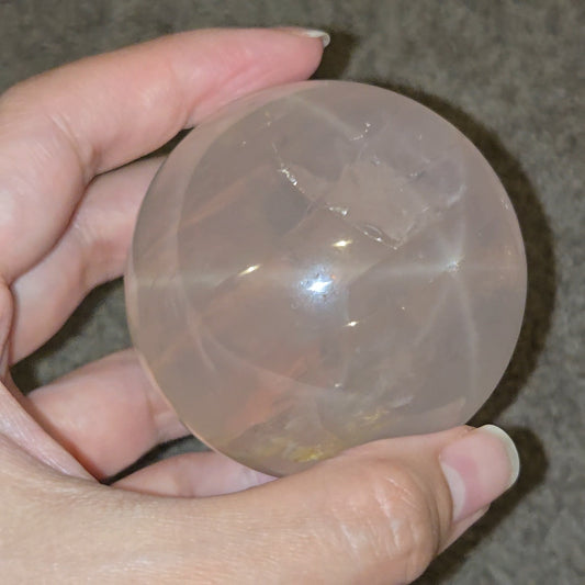 Star Rose Quartz Sphere