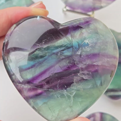 Fluorite Heart