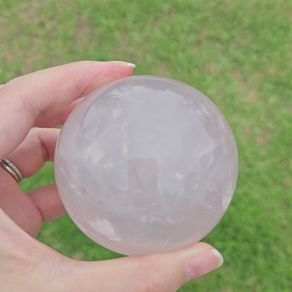 Star Rose Quartz Sphere