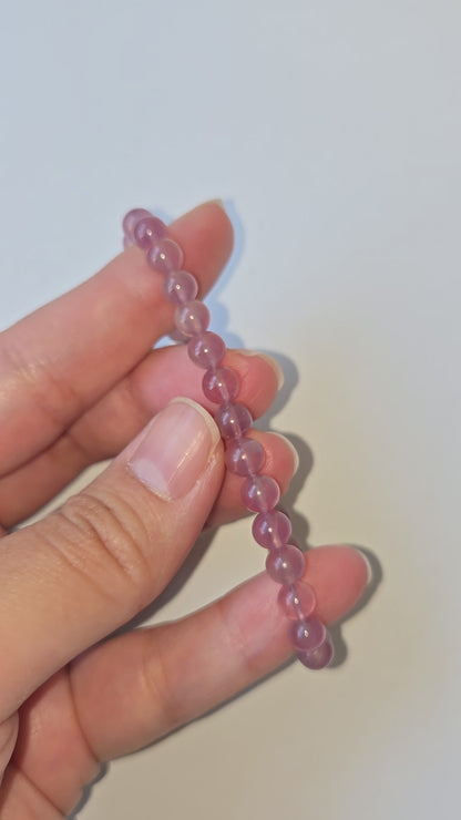 HQ Old Mine Madagascar Star Rose Quartz 6mm Bracelet