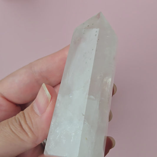 Pyrite in Quartz Tower