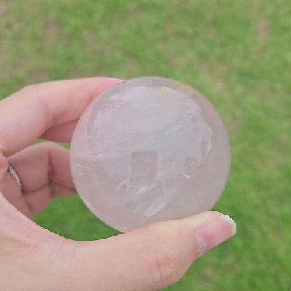 Star Rose Quartz Sphere