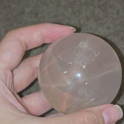 Star Rose Quartz Sphere