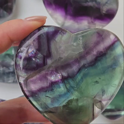 Fluorite Heart