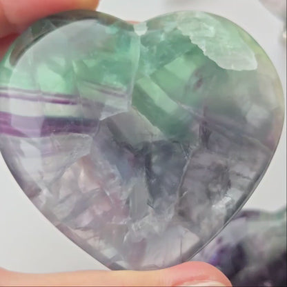 Fluorite Heart